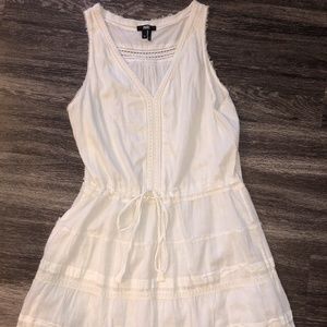 PAIGE White V-neck Sleeveless Dress